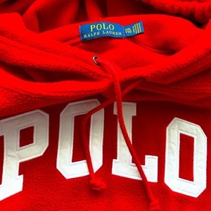 Ruby red polo hoodie